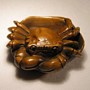 Boxwood Netsuke Crab