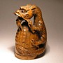 Dragon Wooden Netsuke 