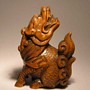 Dragon Wooden Netsuke 