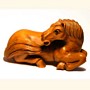 Wooden Netsuk--Horse