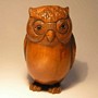 Wooden Netsuke--Owl