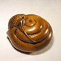 Wood Netsuke--Snail & Whelk 