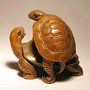 Turtle Wooden Netsuke